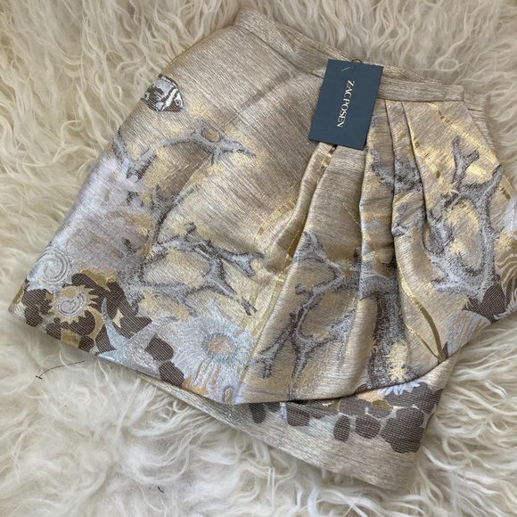 Zac Posen Dresses & Skirts - ZAC POSEN Ester Underwater Printed Knee-Length Skirt